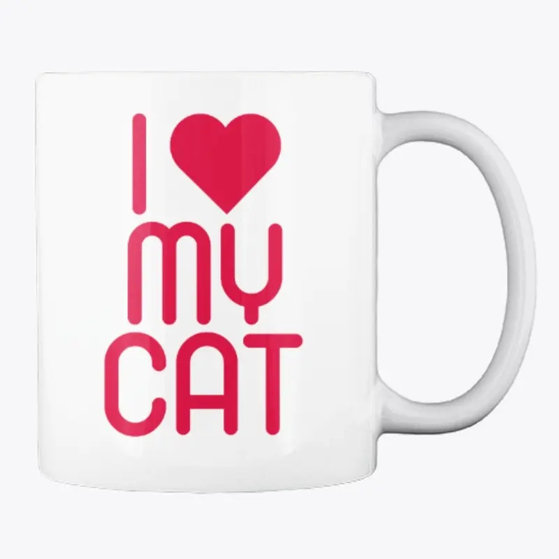 I LOVE MY CAT MUG